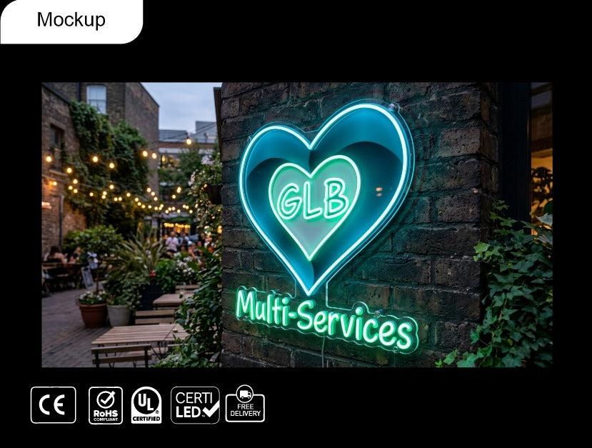 Custom Neon sign for Laketra Bradford