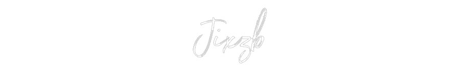 Customized Neon Sign: Jixzb