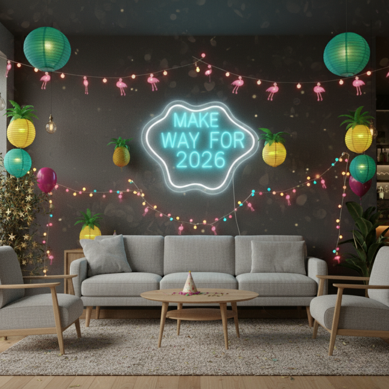 Make Way for 2026 LED Neon Sign by Neon.Shop for New Year parties