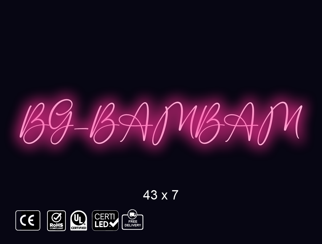 CUSTOM NEON SIGN FOR Bits Ofvee