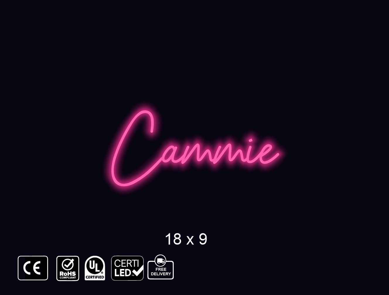 Custom Neon sign for S. M. Callen