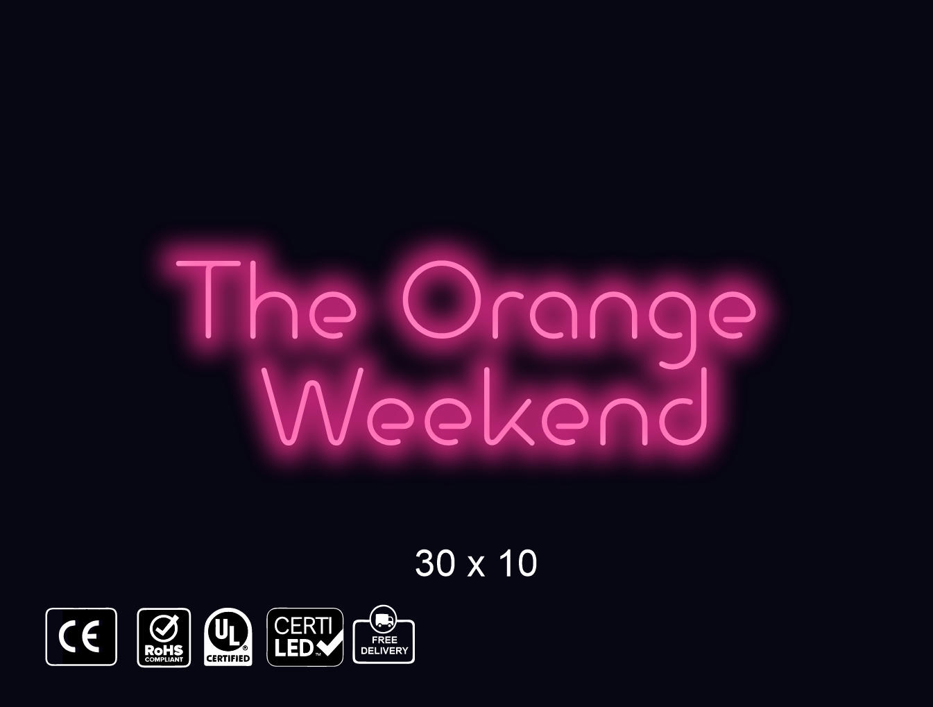Custom Neon sign for Ect 12295