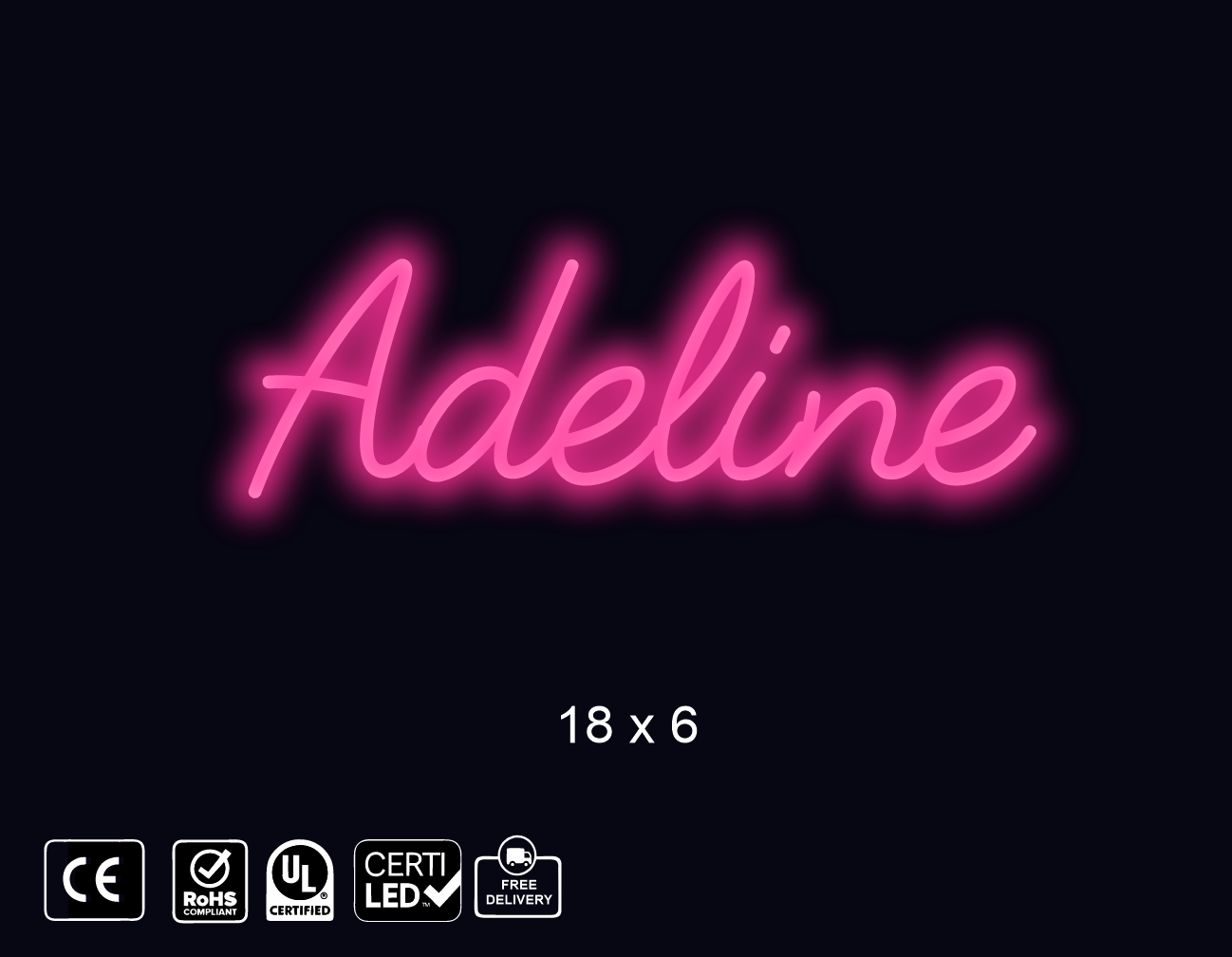 Custom Neon sign for C. Vicky