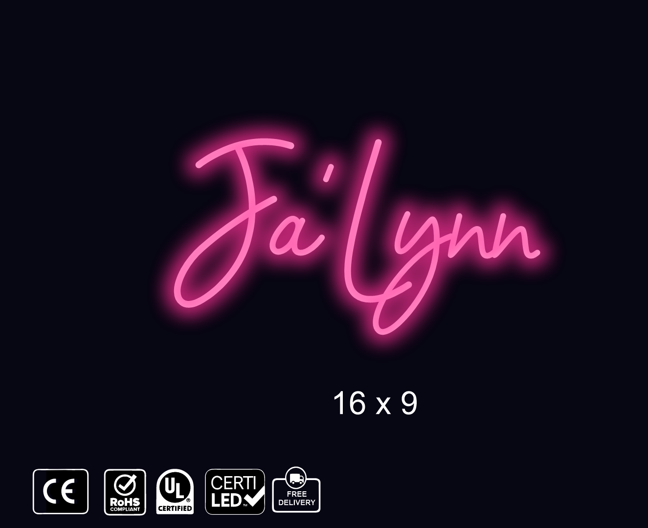 Custom Neon sign for Mykel King