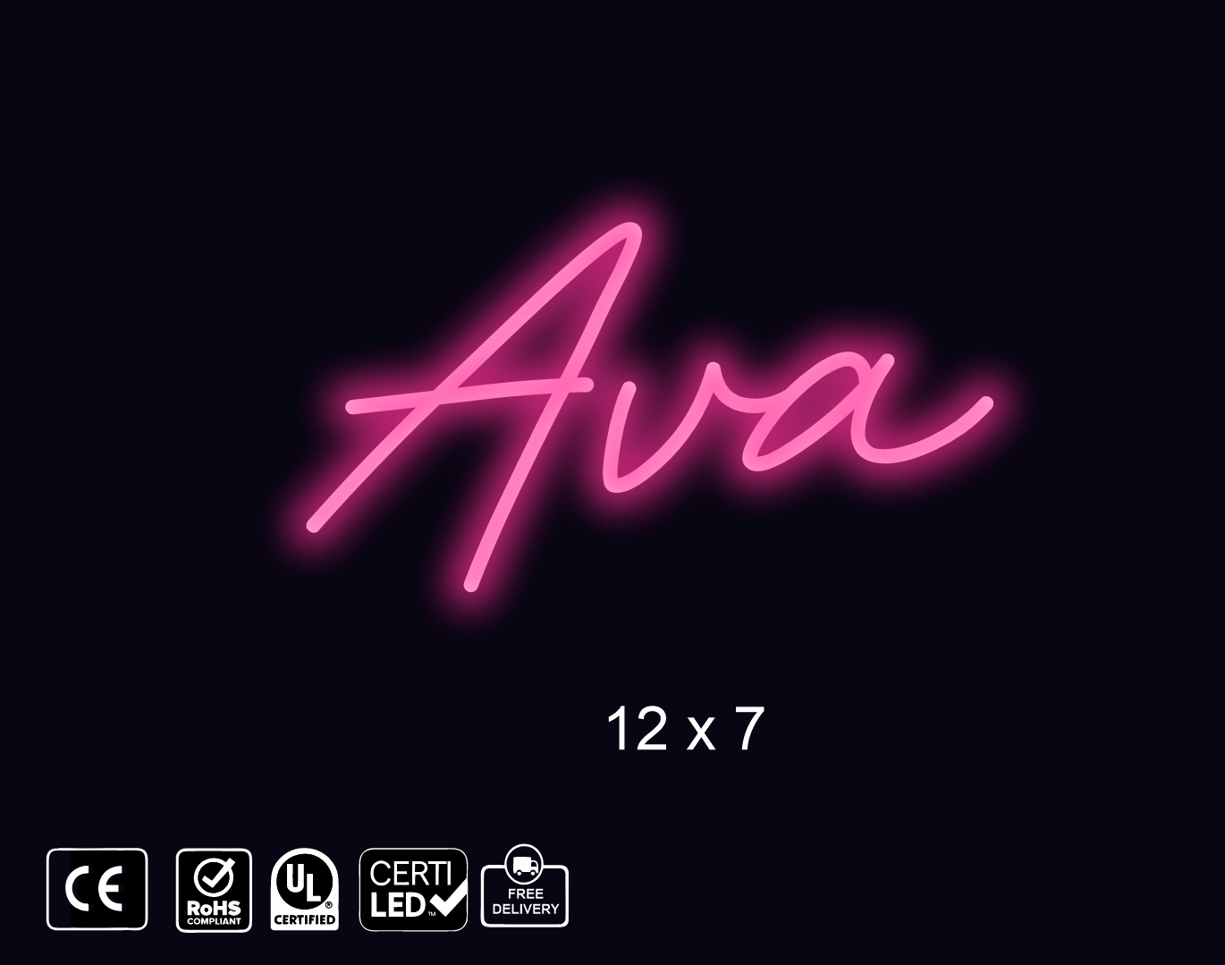Custom Neon sign for Elena Thomas