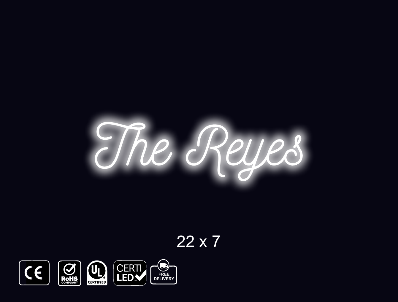 CUSTOM NEON SIGN FOR Rkr eyes