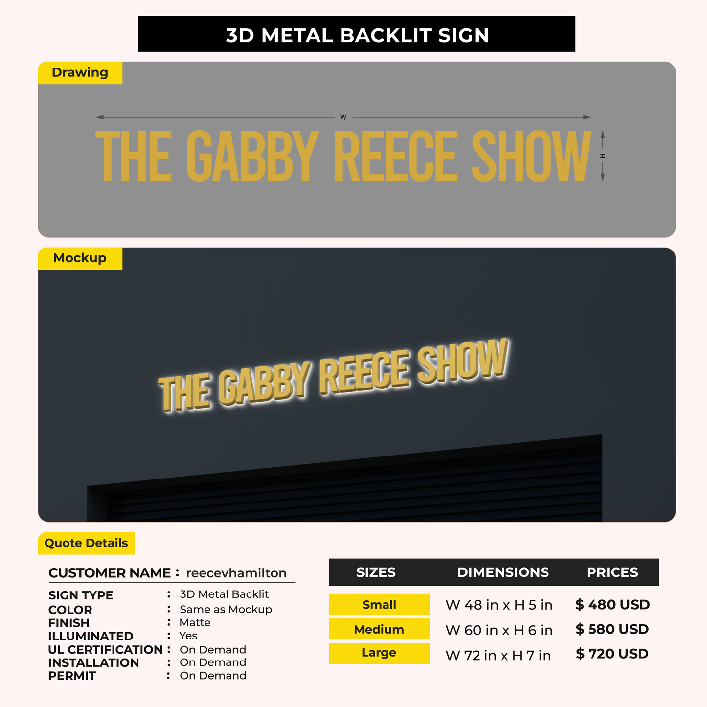 Business Signage for reecevhamilton