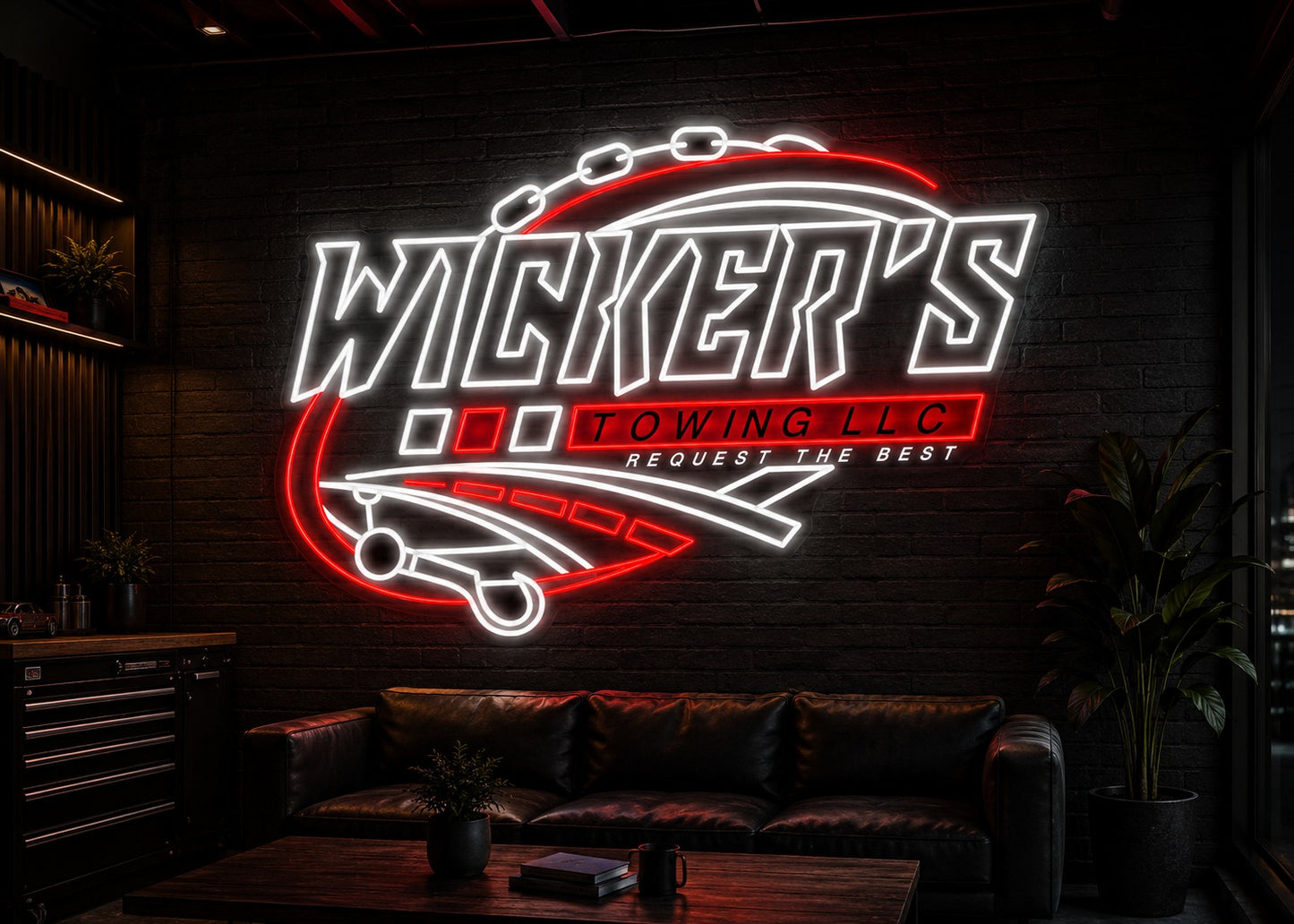 Custom Neon sign for Ashley carruth