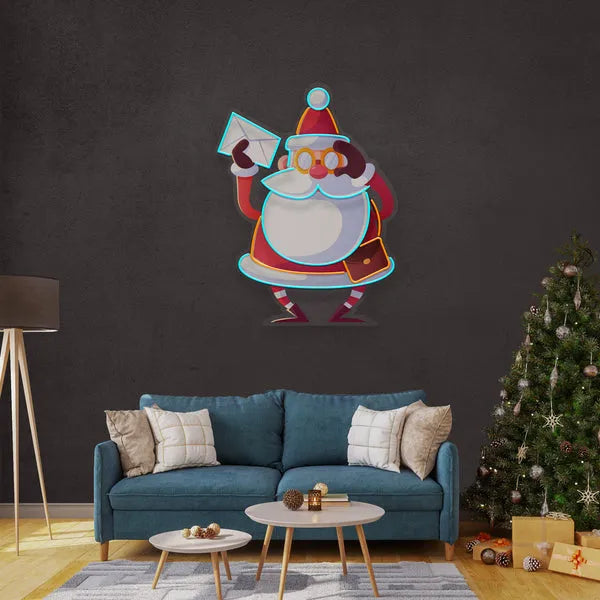 Who Is Next-Santa Merry Christmas Neon Sign by manhattanneons.com