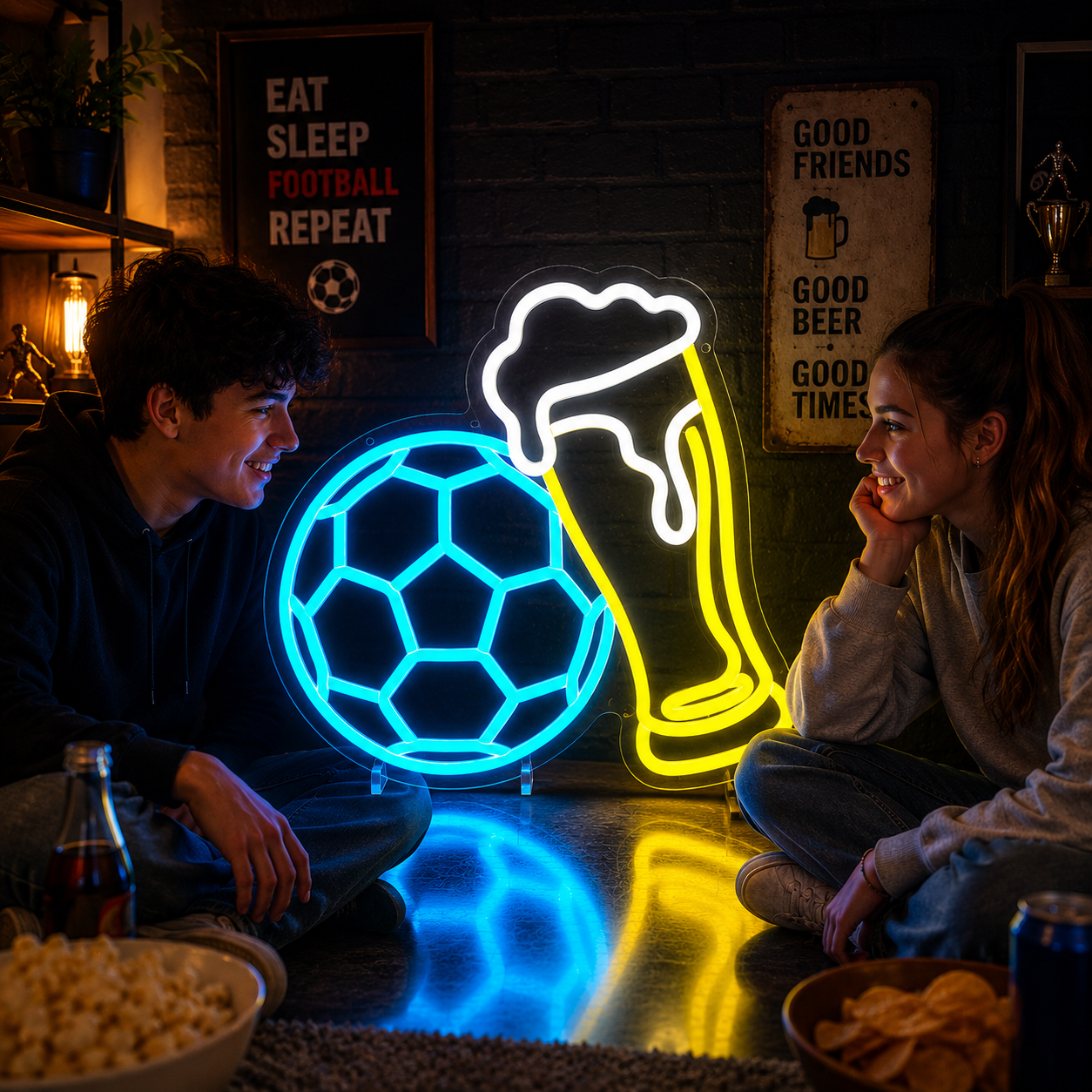 FIFA Neon Sign "World Cup 2026" Gaming Room Wall Art