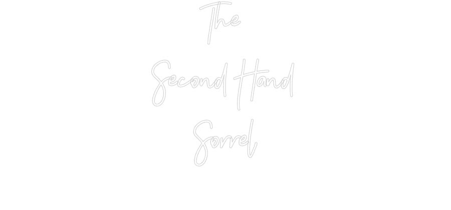 Customized Neon Sign: The
Second ...