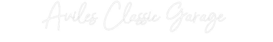 Customized Neon Sign: Aviles Classi...