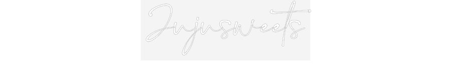 Customized Neon Sign: Jujusweets