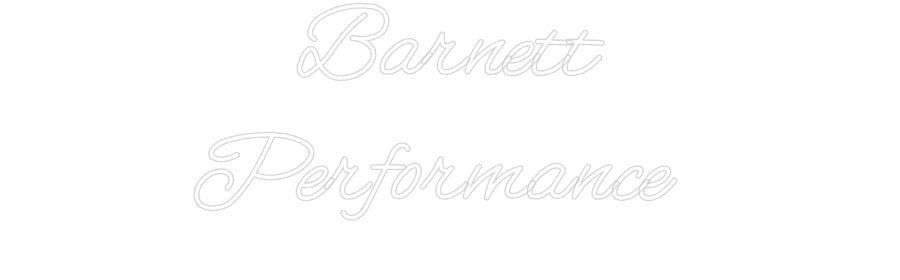 Customized Neon Sign: Barnett
Perf...