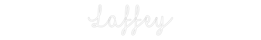 Customized Neon Sign: Laffey