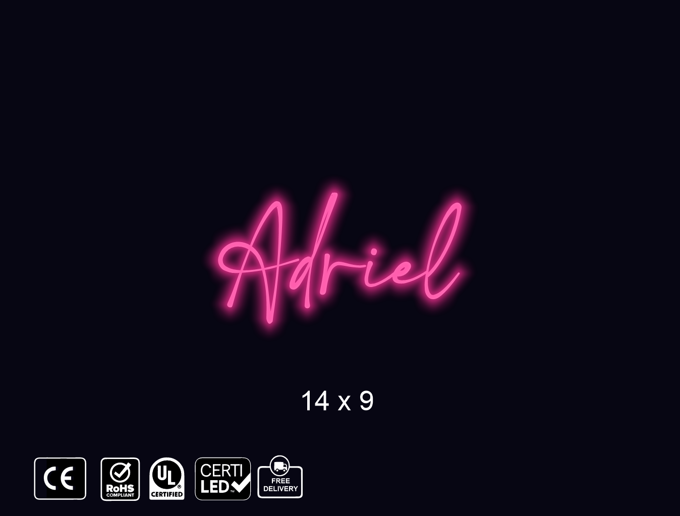 Custom Neon sign for Niah