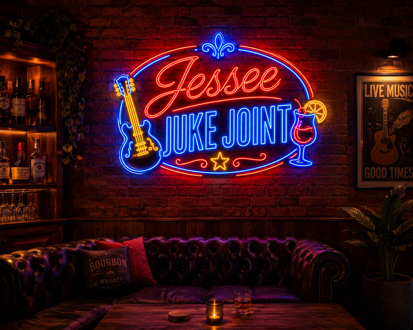 Custom Neon Sign For Mike