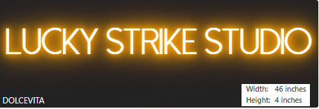 Custom Neon Sign for Official Romane Simon