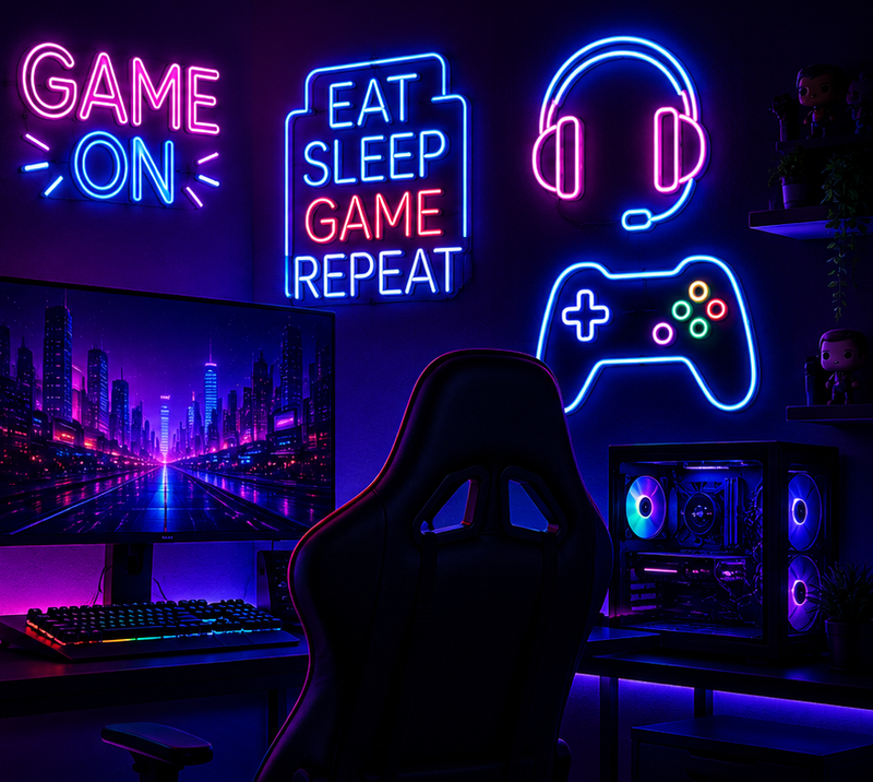 Gaming LED Neon Signs