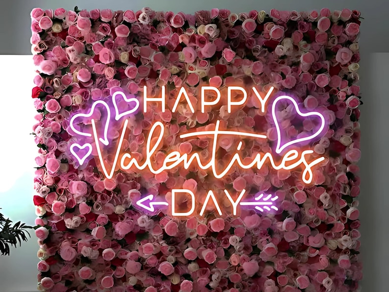 Valentine’s Day neon sign collection for couple celebrations by Neon.Shop