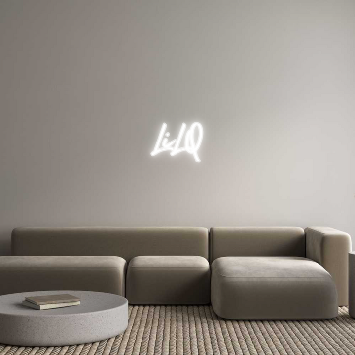 Customized Neon Sign: LiLQ