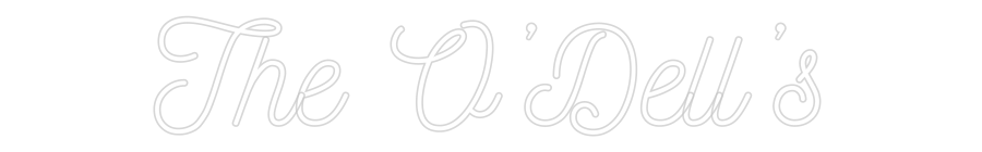 Customized Neon Sign: The O’Dell’s
