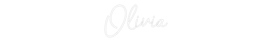 Customized Neon Sign: Olivia