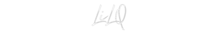 Customized Neon Sign: LiLQ