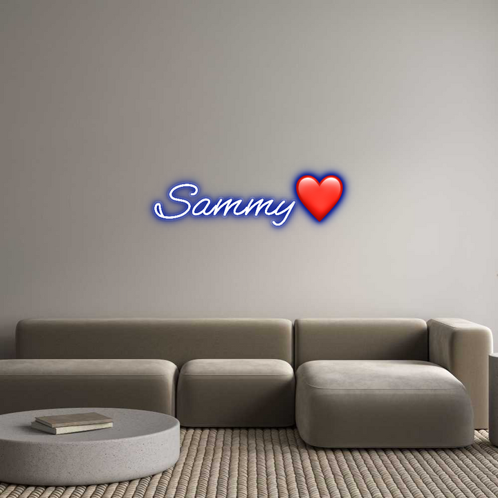 Customized Neon Sign: Sammy❤️