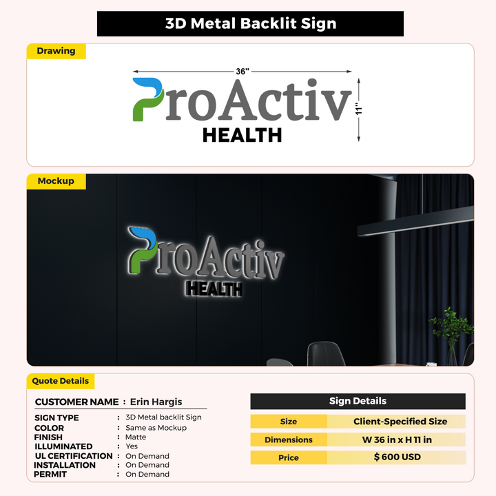 Custom Signs For Erin Hargis