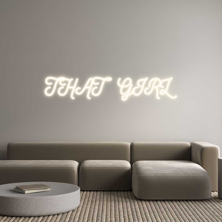Customized Neon Sign: THAT GIRL