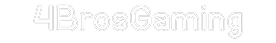 Customized Neon Sign: 4BrosGaming