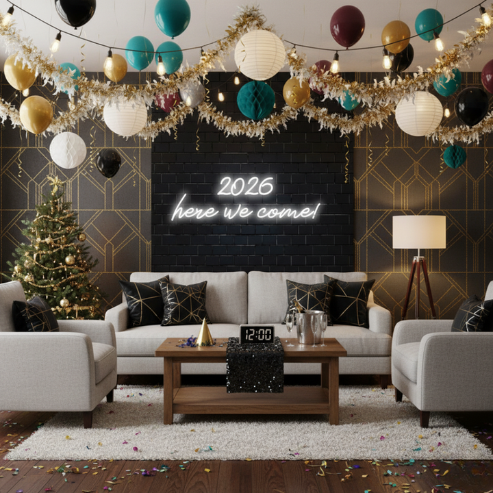 2026 Here We Come Neon sign