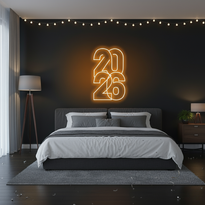 2026 LED Neon Sign  acrylic backing and the smooth silicone LED tubing from Neon.Shop.
