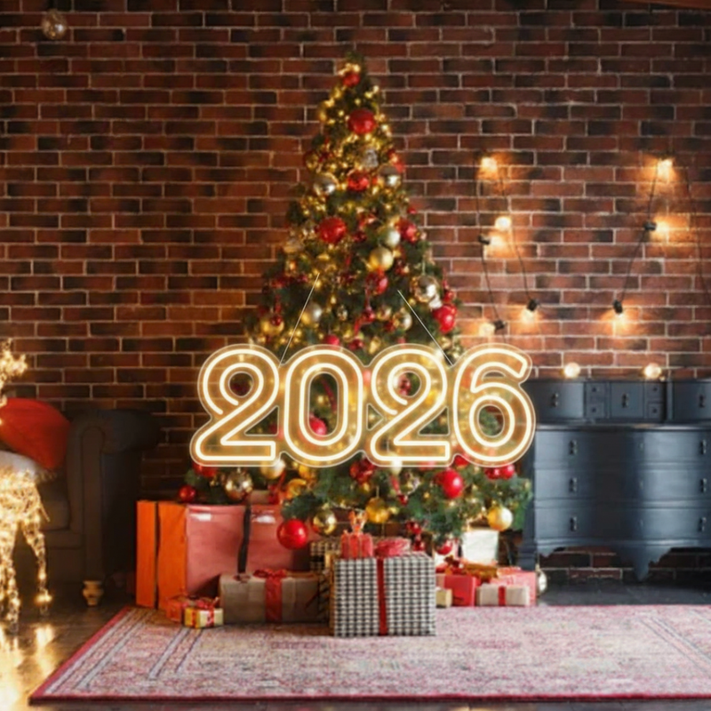2026 LED Neon Sign by Neon.Shop for New Year celebrations
