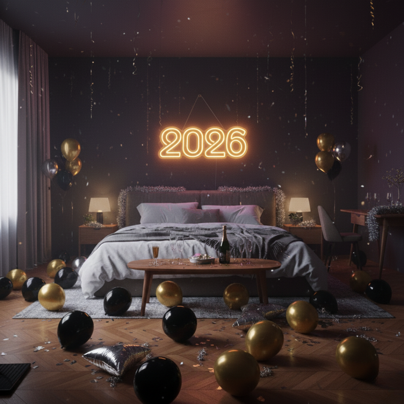 2026 LED Neon Sign by Neon.Shop for New Year celebrations 