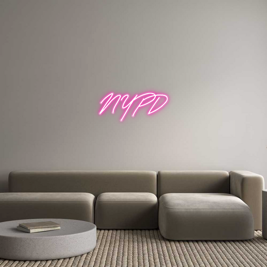 Customized Neon Sign: NYPD