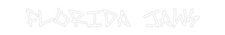 Customized Neon Sign: Florida Jaws