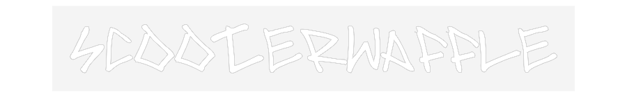 Customized Neon Sign: ScooterWaffle