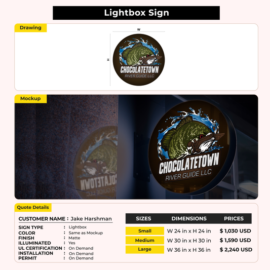 Custom Signs for Jake Harshman