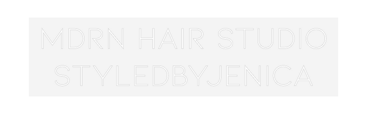 Customized Neon Sign: MDRN HAIR STU...
