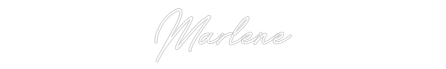 Customized Neon Sign: Marlene