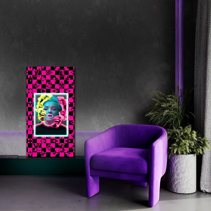 3 Ladies UV Light Neon Artwork | Dazzling LED Display
