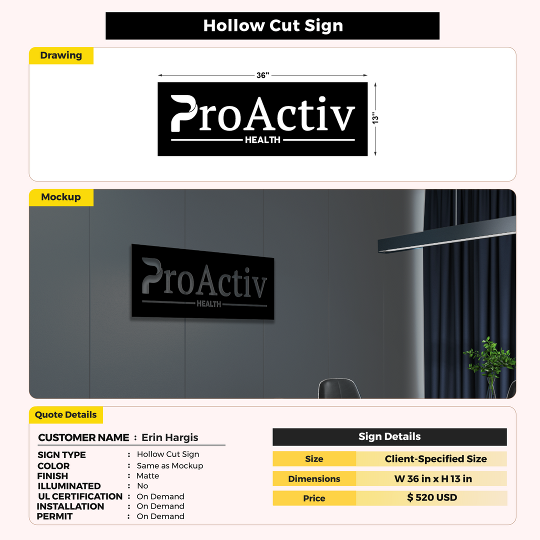 Custom Signs For Erin Hargis