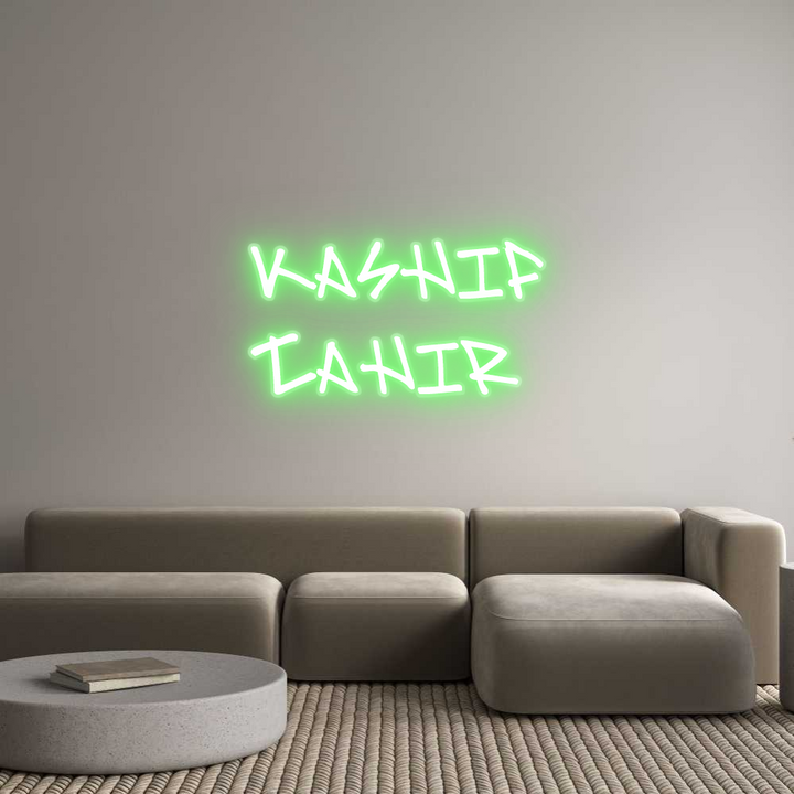 Customized Neon Sign: Kashif
Tahir