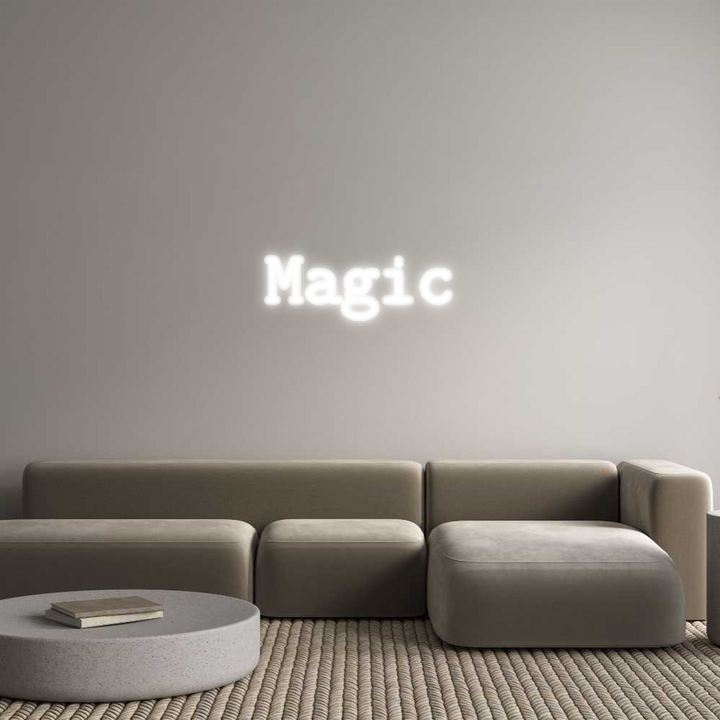Customized Neon Sign: Magic