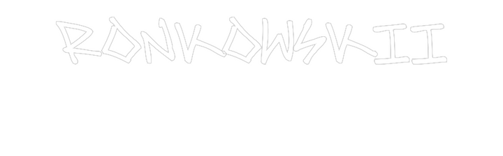 Customized Neon Sign: Ronkowskii