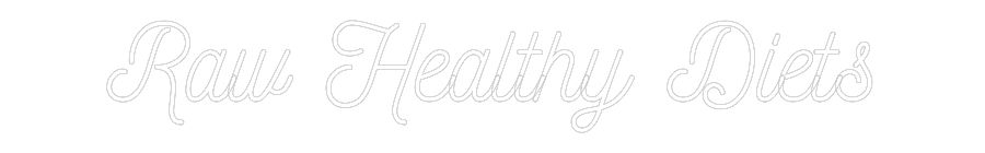 Customized Neon Sign: Raw Healthy D...