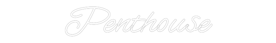 Customized Neon Sign: Penthouse