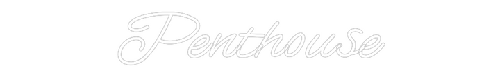 Customized Neon Sign: Penthouse